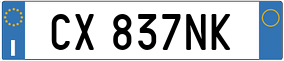 Truck License Plate